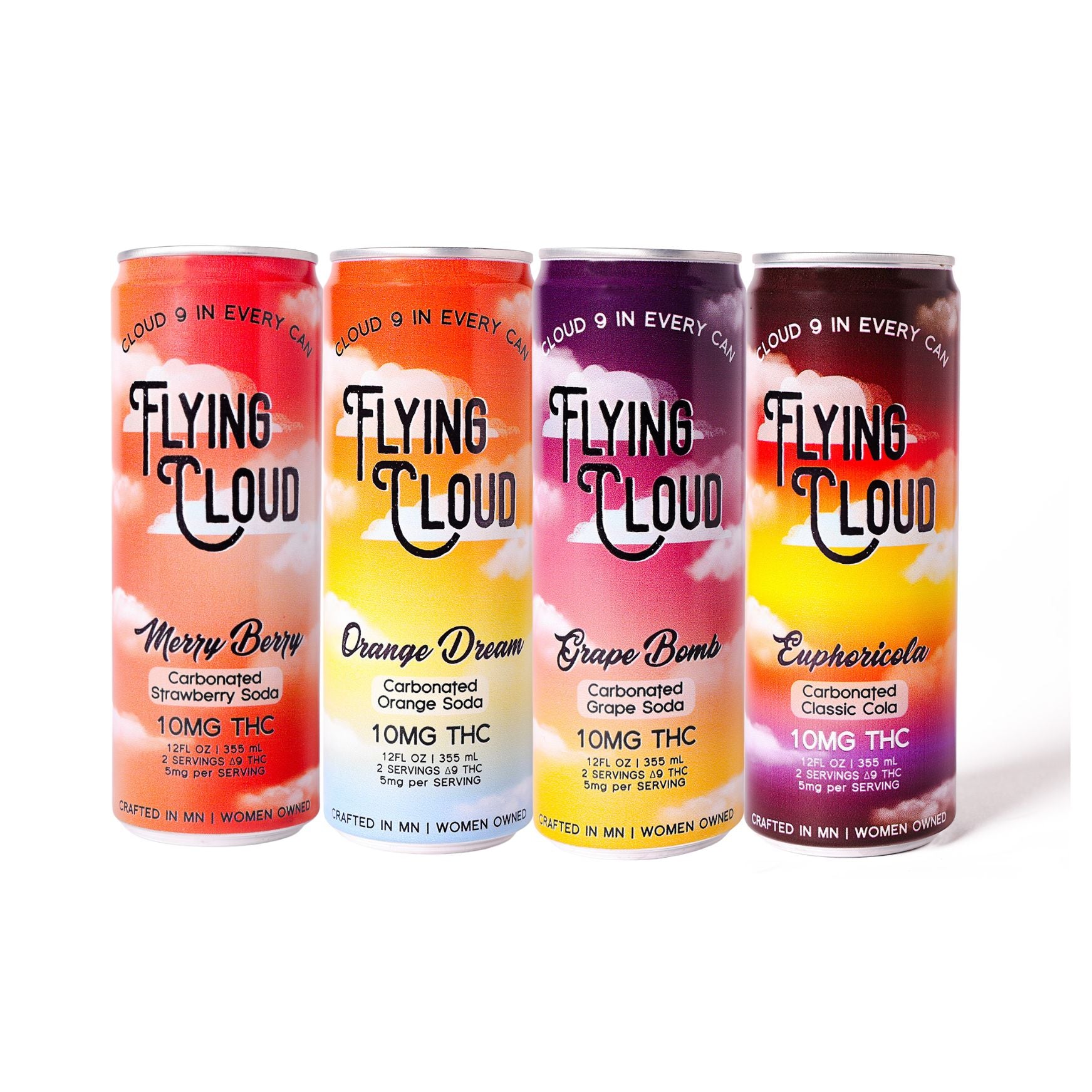 SODA VARIETY 10MG 4-PACK Flying Cloud SODA VARIETY 10MG 4-PACK Flying Cloud