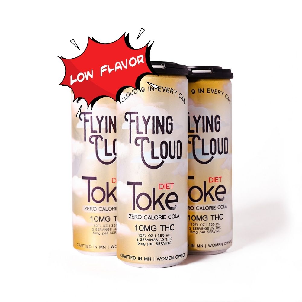 "DIET TOKE" SUGARFREE COLA 4-PACK - LOW FLAVOR