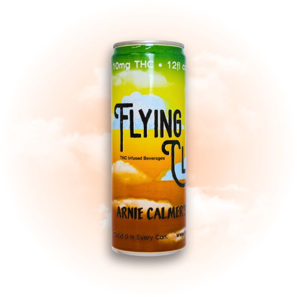 Single can: Flying Cloud Arnie Calmer’s THC tea lemonade drink can.